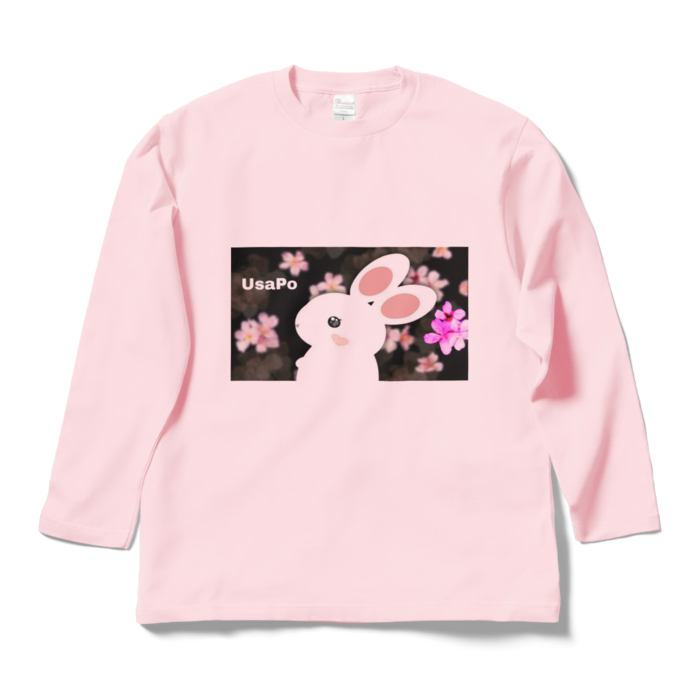 ロングスリーブTシャツ - L - ライトピンク