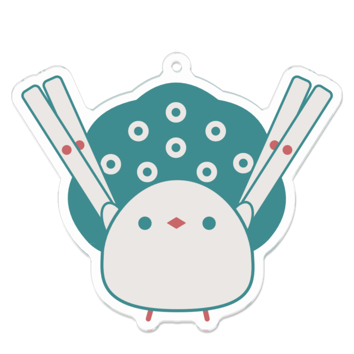 アクリルキーホルダー - 70 x 70 (mm)