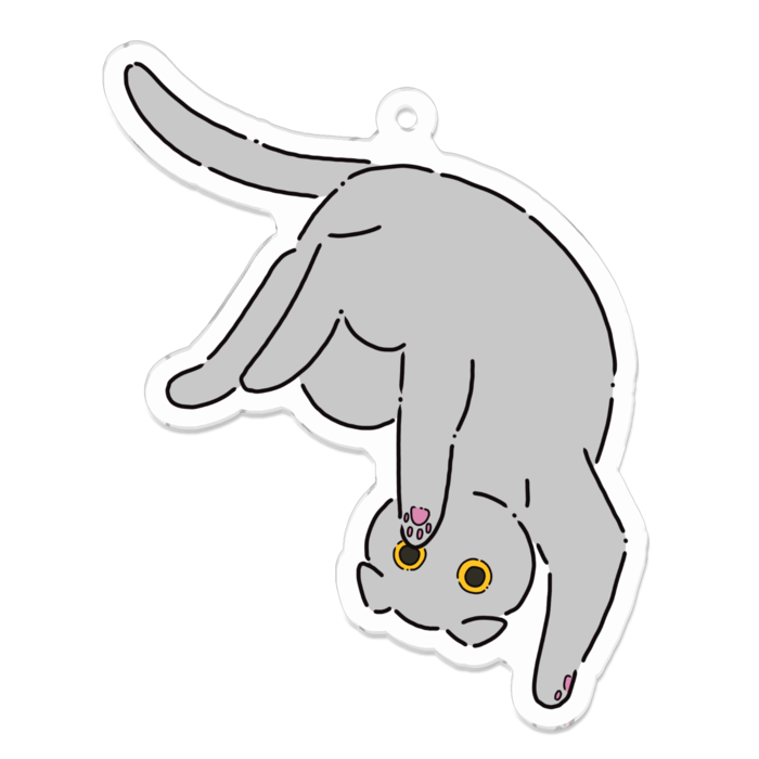 アクリルキーホルダー - 70 x 70 (mm)
