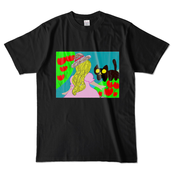 カラーTシャツ - L - ブラック (濃色)