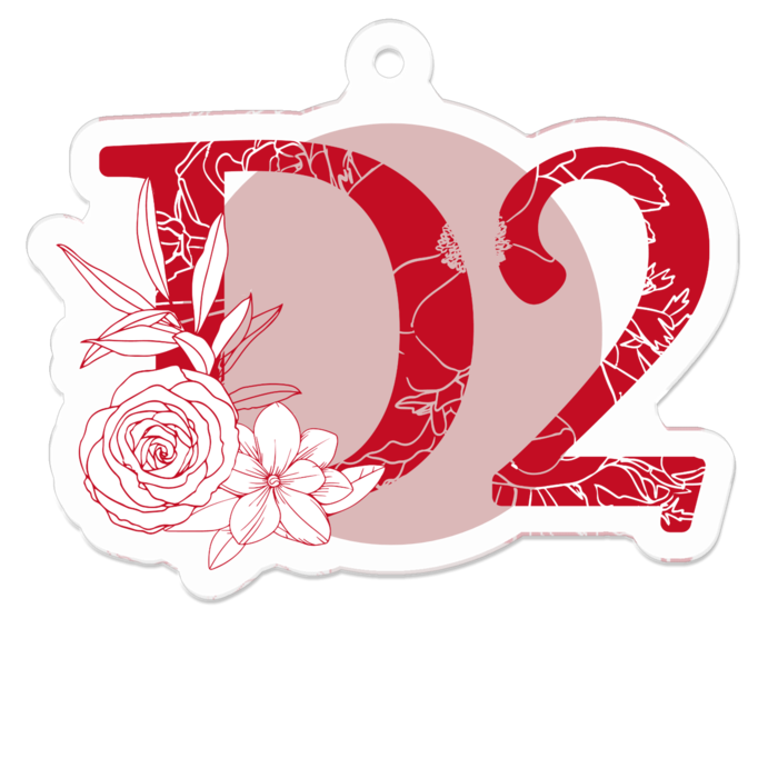 【D2】アクリルキーホルダー