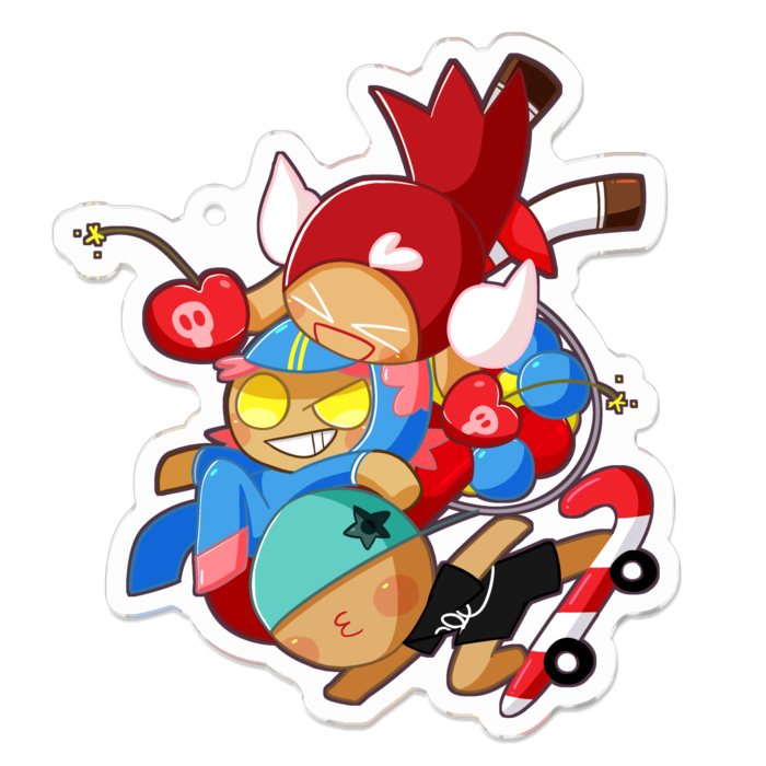 アクリルキーホルダー - 70 x 70 (mm)