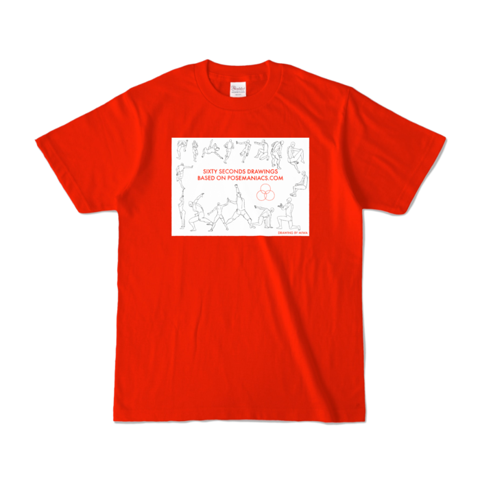 カラーTシャツ - S - レッド (濃色)