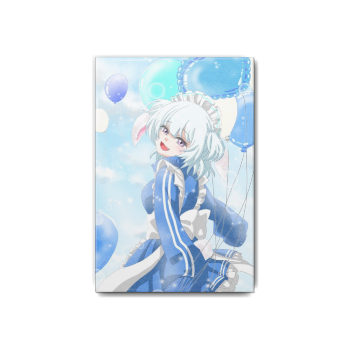 一周年イラスト　缶バッジ(長方形) Ver. - 54x80 (mm)