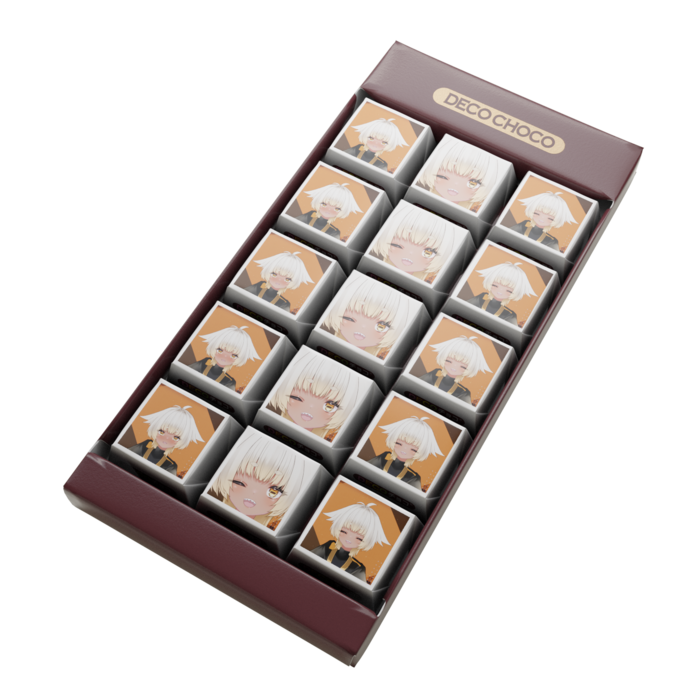 DECOチョコ - 列ごとにデザイン