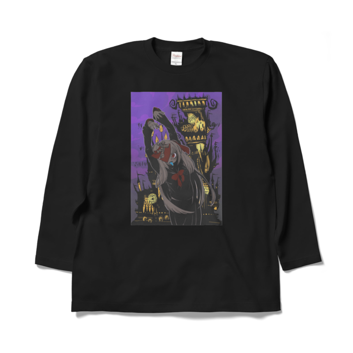 ロングスリーブTシャツ - XL - ブラック