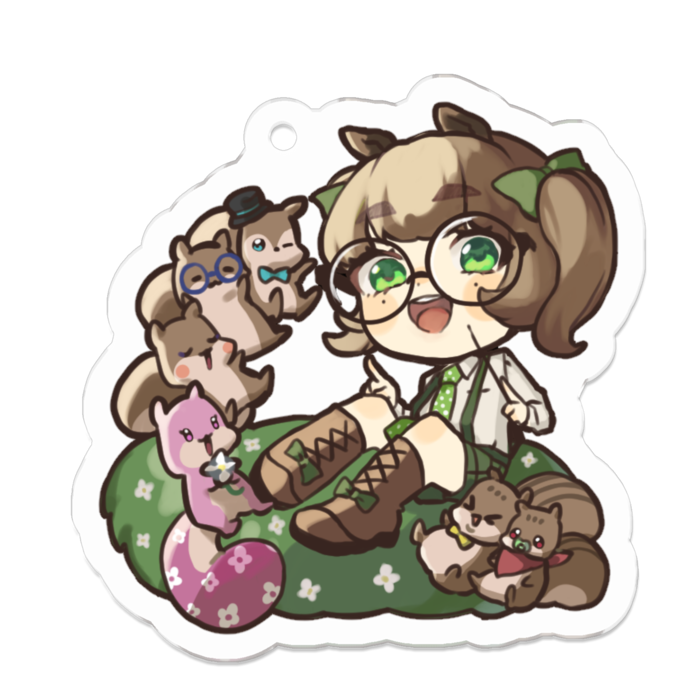 アクリルキーホルダー - 50 x 50 (mm)