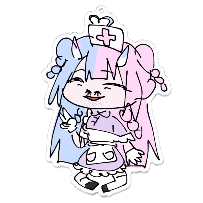 アクリルキーホルダー - 100 x 100 (mm)