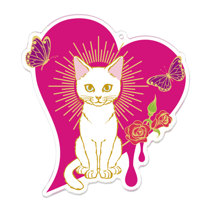 アクリルキーホルダー - 100 x 100 (mm)