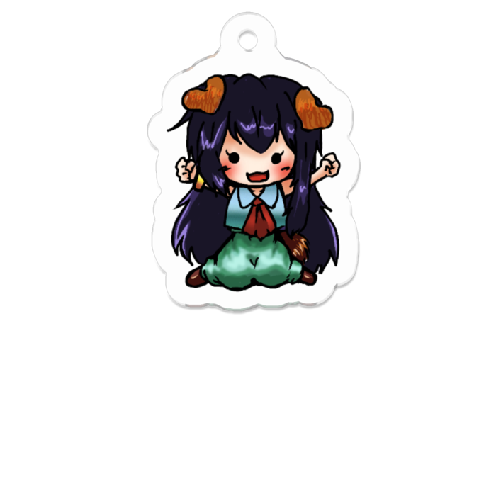アクリルキーホルダー - 50 x 50 (mm)
