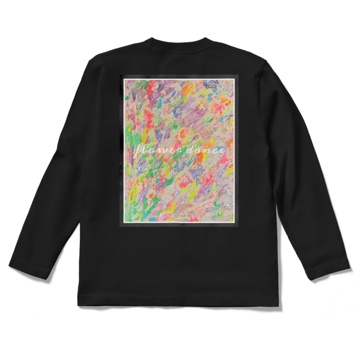 flower dance light ロングスリーブTシャツ - S - ブラック