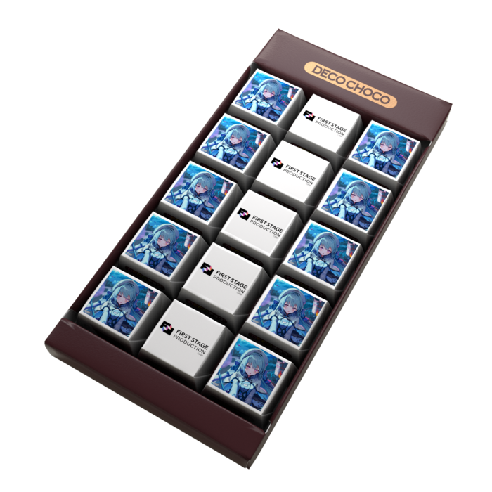 DECOチョコ - 列ごとにデザイン