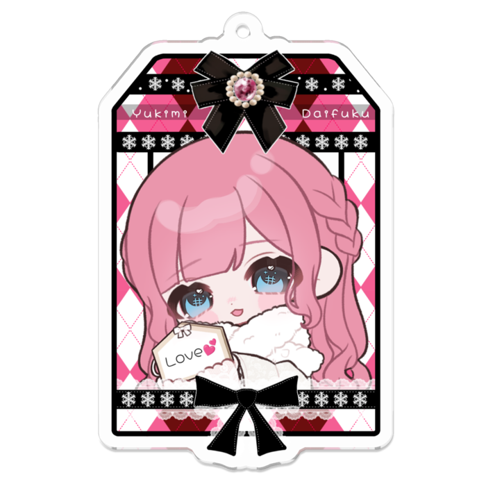 アクリルキーホルダー - 70 x 70 (mm)