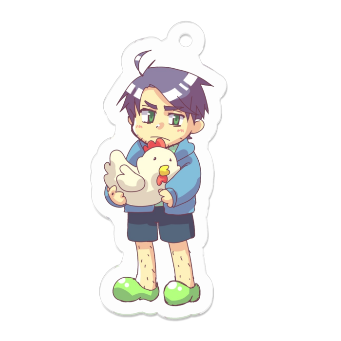 アクリルキーホルダー - 50 x 50 (mm)