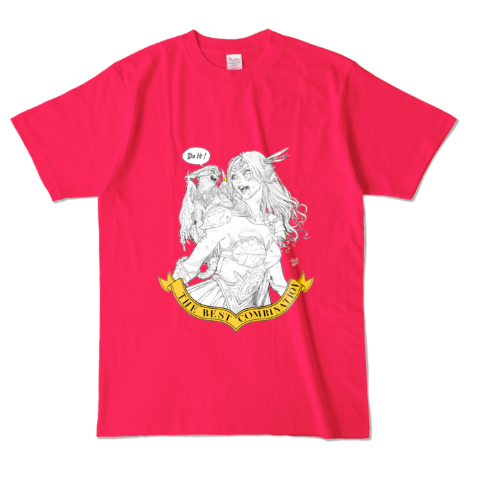 カラーTシャツ - L - ホットピンク (濃色)