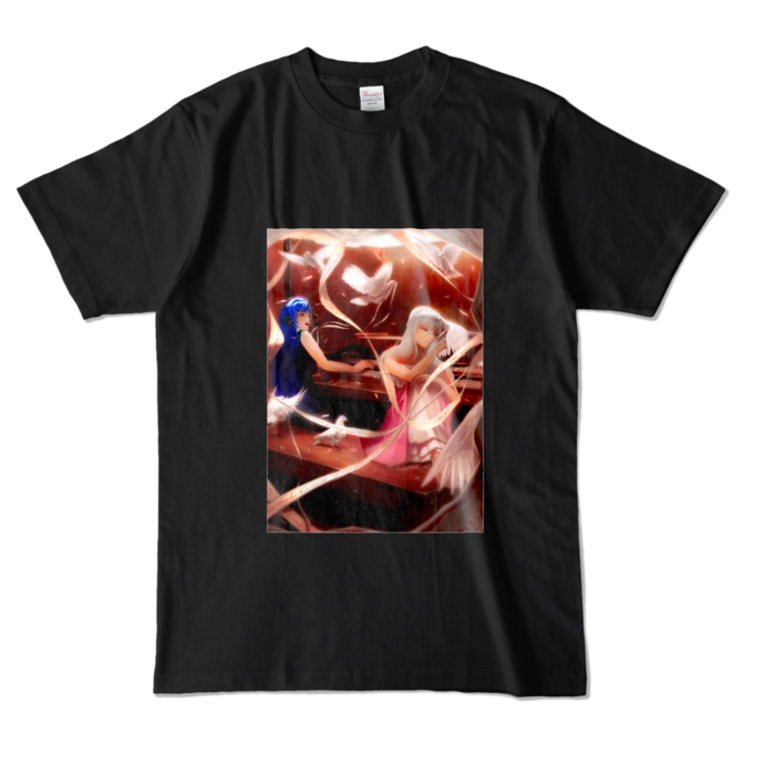 カラーTシャツ - L - ブラック (濃色)