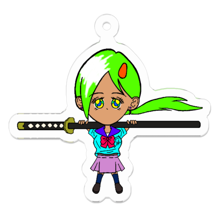 アクリルキーホルダー - 50 x 50 (mm)