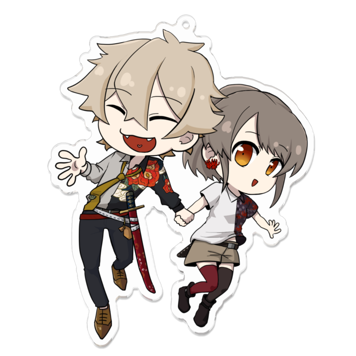 アクリルキーホルダー - 100 x 100 (mm)