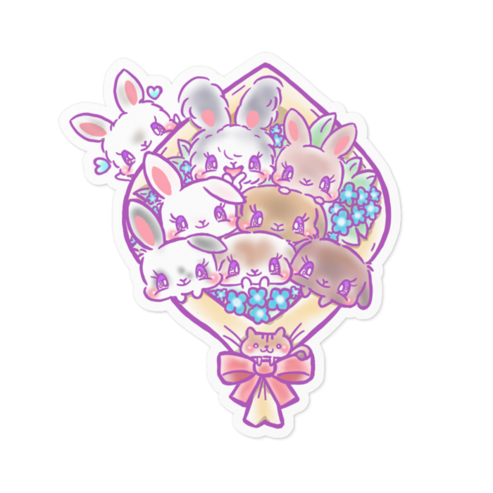 ステッカー - 100 x 100 (mm)