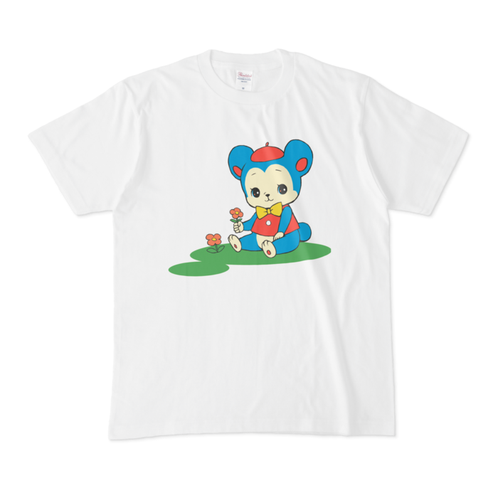 未使用★昭和レトロ レトロファンシー　北海道　お土産　Tシャツ　きつね　くま 昭和レトロ風なクマの白Tシャツ - retoroch - BOOTH