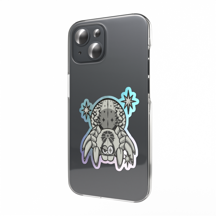 オーロラスマホステッカー - 縦