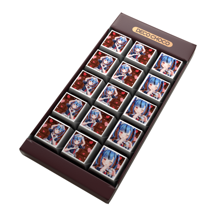 DECOチョコ - 列ごとにデザイン