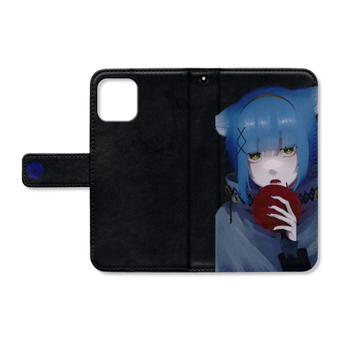 手帳型iPhoneケース - iPhone11Pro - ストラップ穴 あり