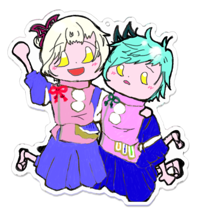 アクリルキーホルダー - 100 x 100 (mm)