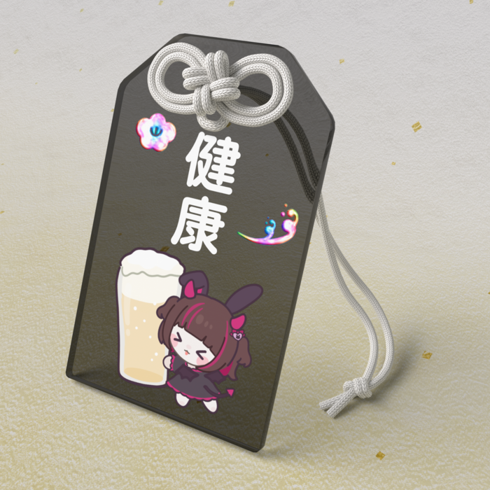 アクリルお守り - 50 × 80mm