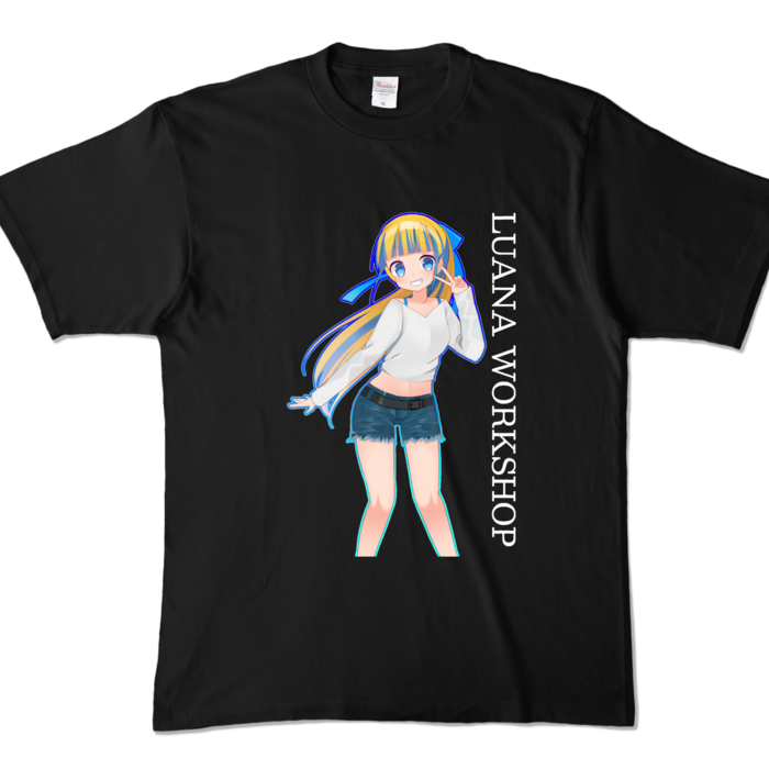 カラーTシャツ - XL - ブラック (濃色)