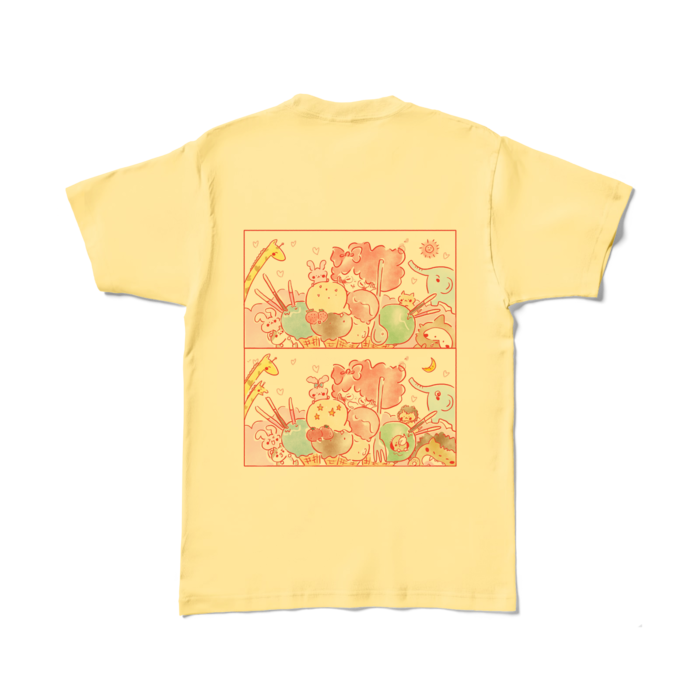 カラーTシャツ - L - ライトイエロー (淡色)