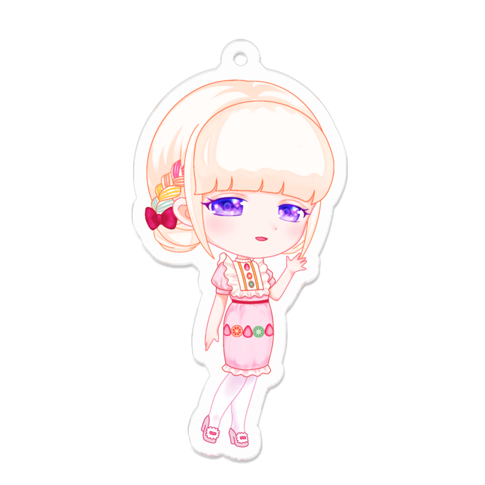 アクリルキーホルダー - 70 x 70 (mm)