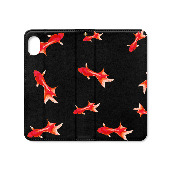 手帳型iPhoneケース（ベルトなし） - iPhone XR - ストラップ穴 あり