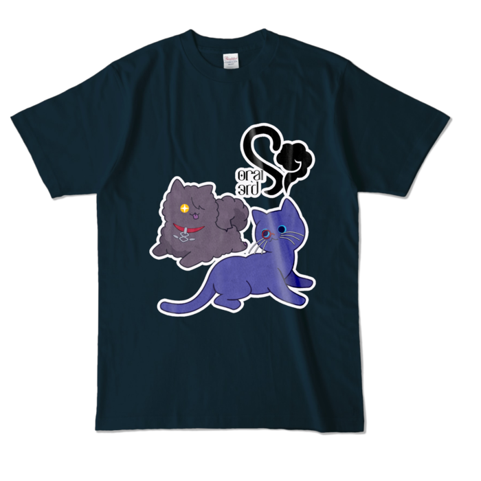 カラーTシャツ - L - ネイビー (濃色)