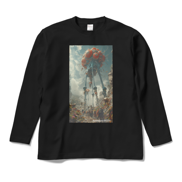 ロングスリーブTシャツ - M - ブラック