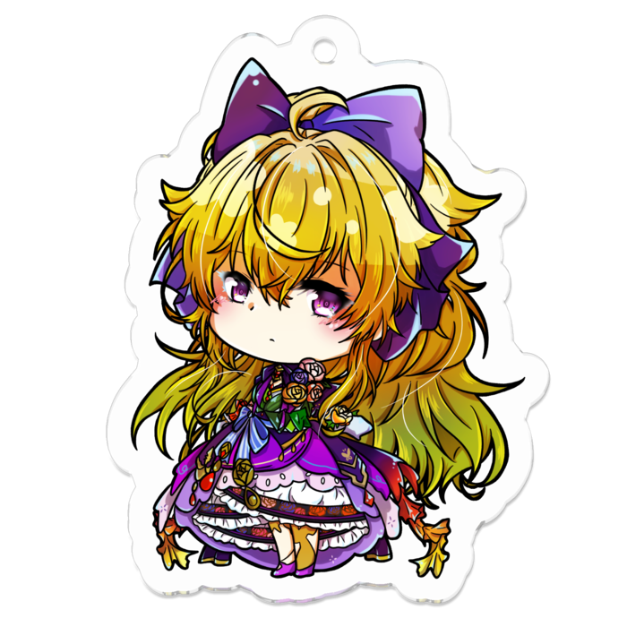 [6]アクリルキーホルダー - 50 x 50 (mm)