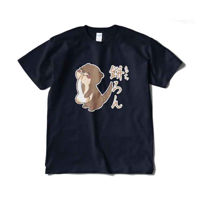 餅ろんTシャツ（短納期） - XL - ネイビー