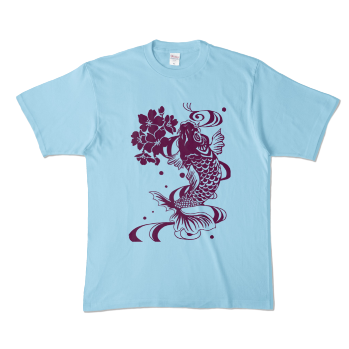 カラーTシャツ - XL - ライトブルー (淡色)