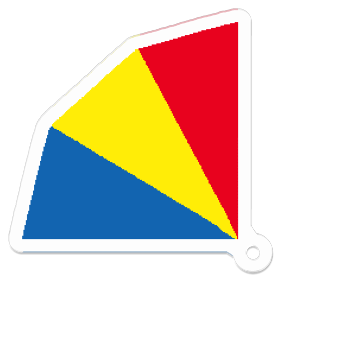 アクリルキーホルダー - 50 x 50 (mm)