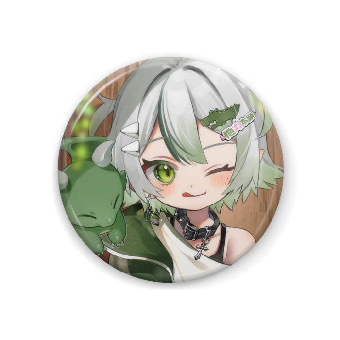 ぺろウィンク缶バッジ - 44mm