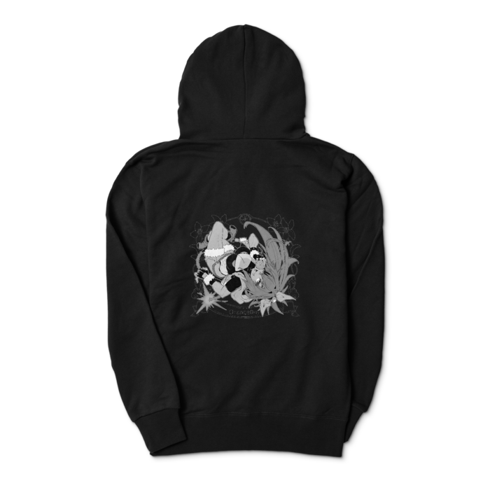 ジップパーカー - S - ブラック