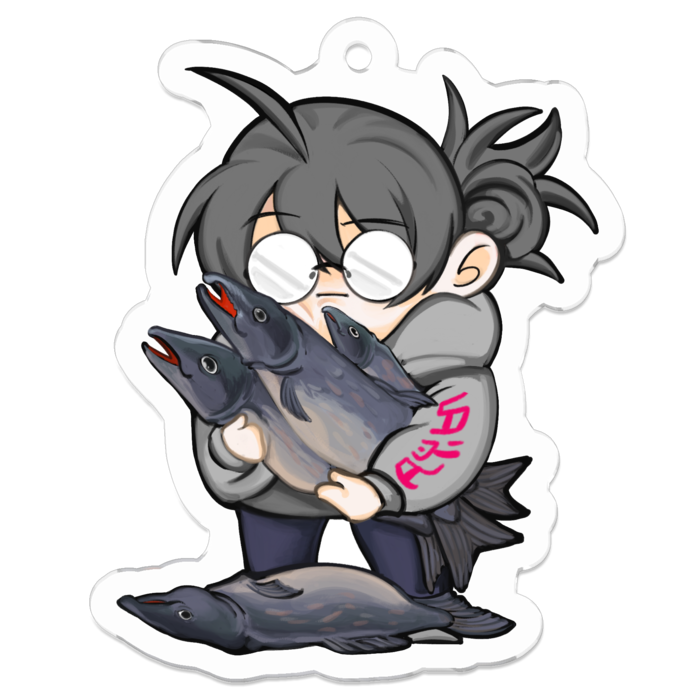 アクリルキーホルダー - 50 x 50 (mm)