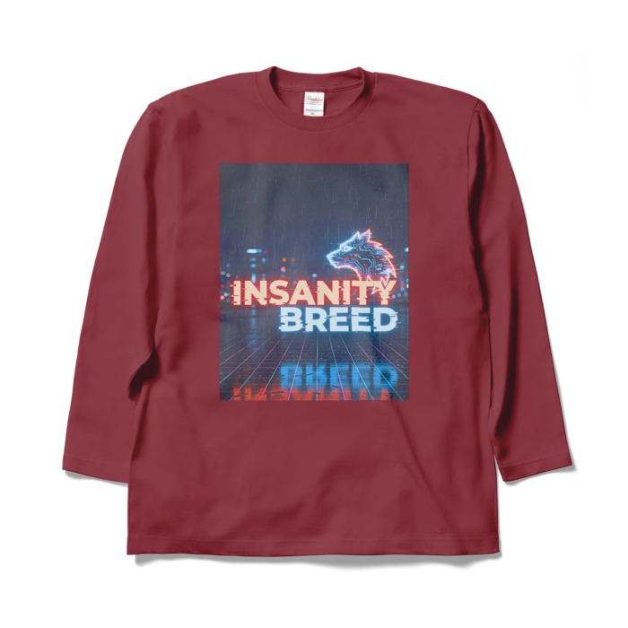 ロングスリーブTシャツ - XL - バーガンディ