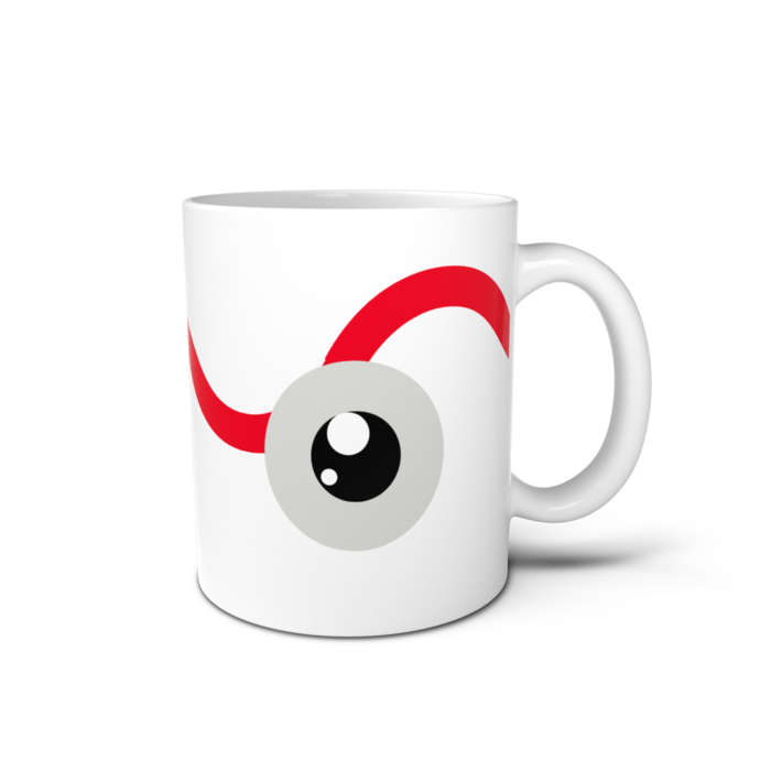 めだマグカップ(一つ目＋ホワイト) - 直径 8 cm / 高さ 9.5 cm(3)