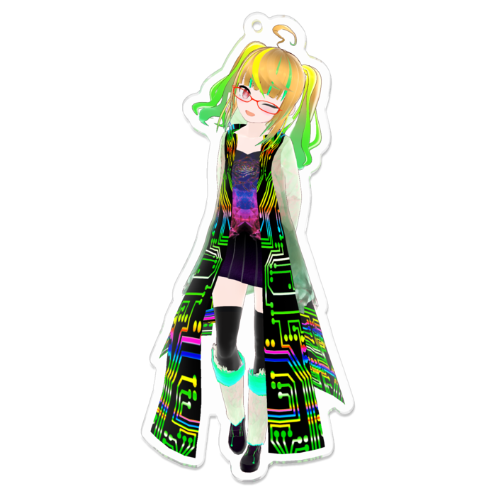 アクリルキーホルダー - 100 x 100 (mm)