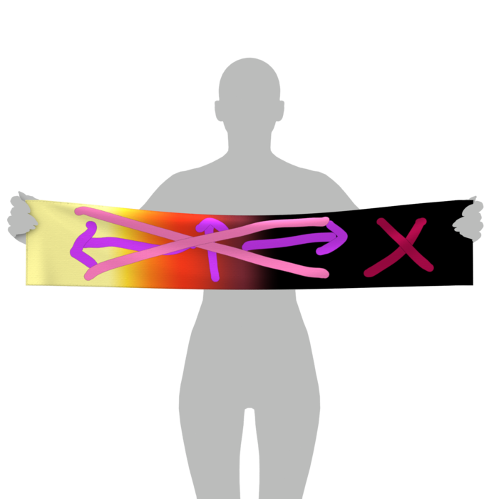 マフラータオル - 110 × 21cm