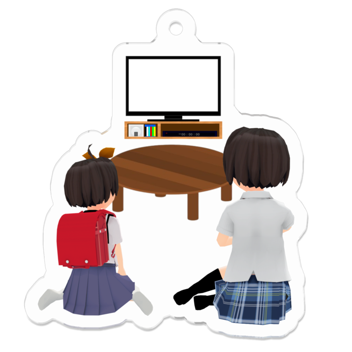 アクリルキーホルダー - 50 x 50 (mm)