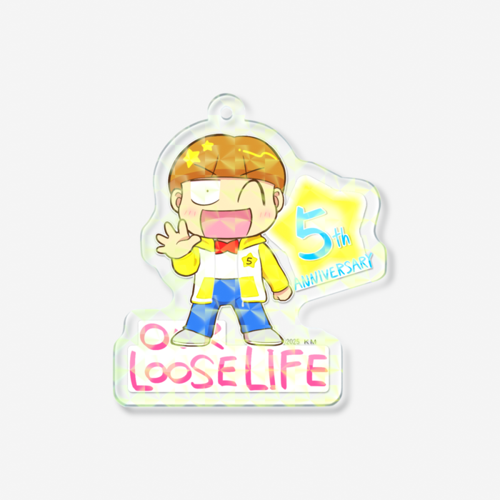 ホログラムアクリルキーホルダー - アワ