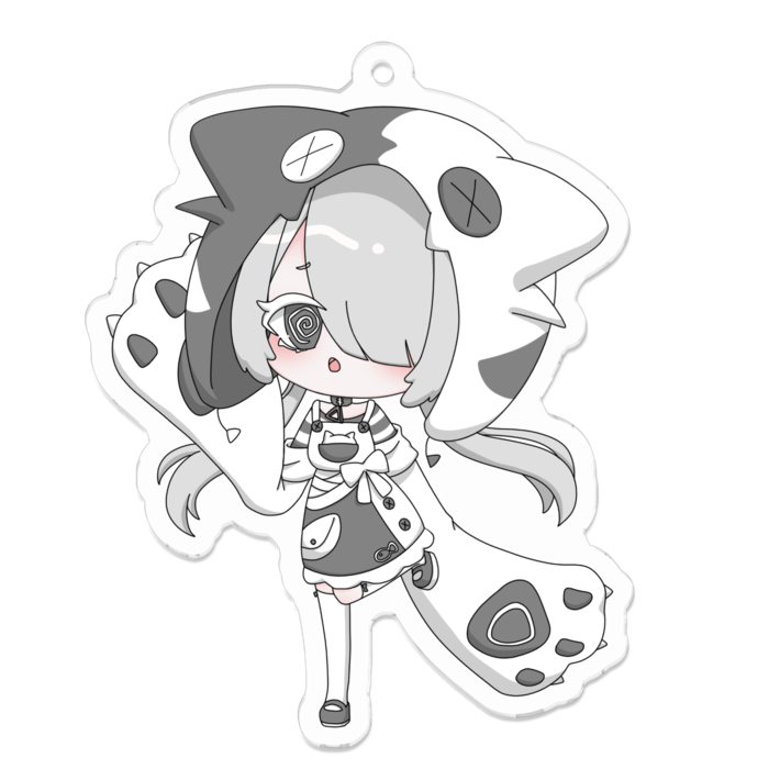 アクリルキーホルダー（コーティング） - 70 x 70 (mm)