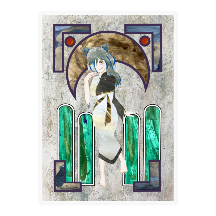 ステッカー - 100 x 100 (mm)